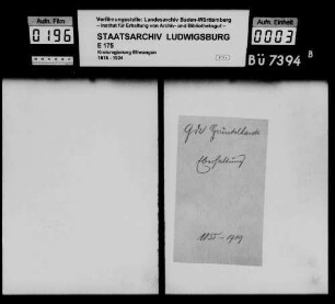 Farren- u. Eberhaltung in der Gemeinde Gründelhardt, OA Crailsheim
