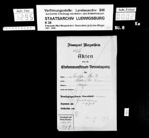 Bamberger, Max; Wirt und Händler *22.10.1863 +09.03.1936 Bamberger, Karoline *18.12.1854 Wohnort: Edelfingen
