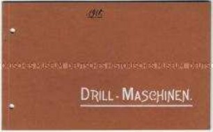 Katalog über Drillmaschinen