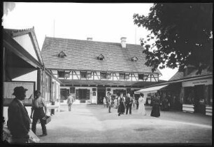 Marienbad. Café Egerländer, Hofansicht