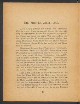 Ein Mieter zieht aus