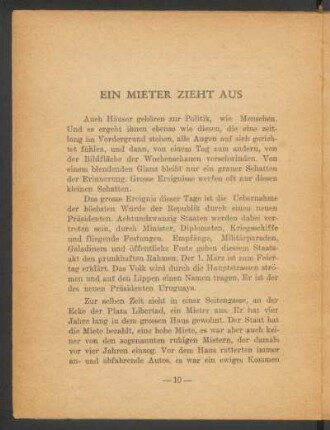 Ein Mieter zieht aus