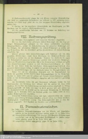 IX. Dismembrationssachen