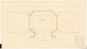 Schloss Posen, Posen Umbau: Grundriss Fahrstuhlvorraum 2.OG 1:10