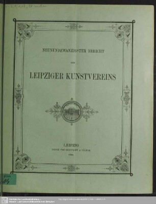 29.1898: Bericht des Leipziger Kunstvereins