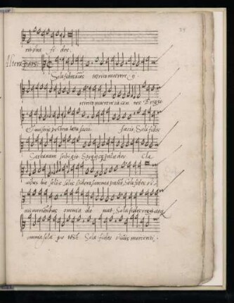 II. Sola fides animas