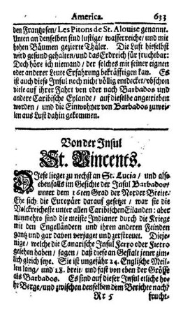 Von der Insul St.Vincents