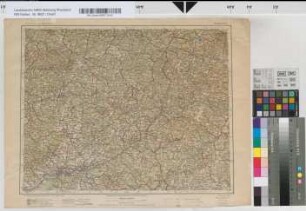 [Topographische] Übersichtskarte von Mitteleuropa, Frankfurt am Main