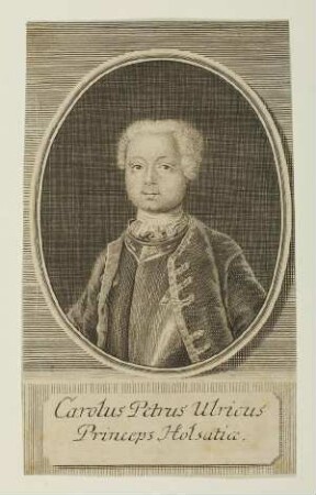 Bildnis von Peter III. (1728-1762) Zar von Russland