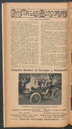 Una idea original : Postales europeas