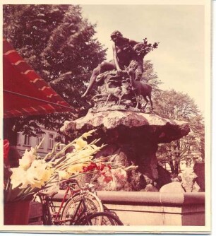 Donopbrunnen. Detmold. Marktplatz