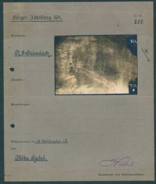 Foto des Geländes nordöstlich von Steinbach bei Cernay, Elsass (Luftbild)