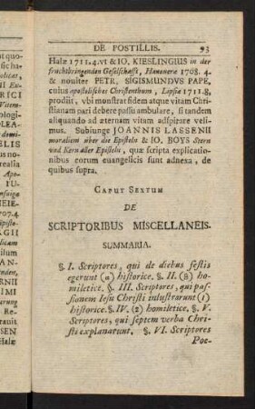 93-106, Caput Sextum