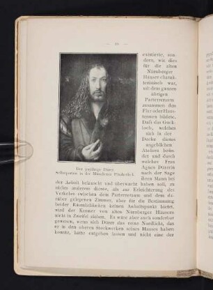 Der 39jährige Dürer. Selbstporträt in der Münchner Pinakothek.