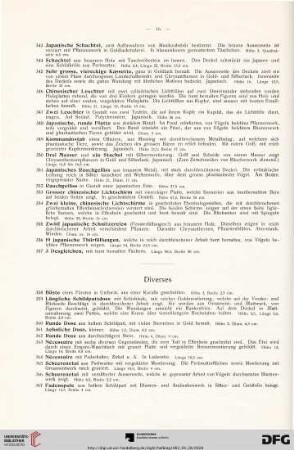 Diverses (Nr. 358-387)
