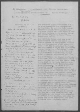 Erkenbrechtsweiler: Pfarrbericht 1936