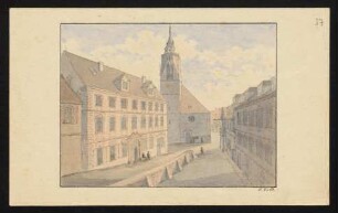 Illustration (Tübinger Altstadt mit Stiftskirche)