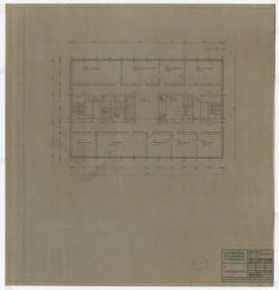 Hochschulbibliothek, Karlsruhe Neubau: Grundriss 3.OG, 1:100