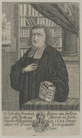 Bildnis des Johanes Samuel Adami