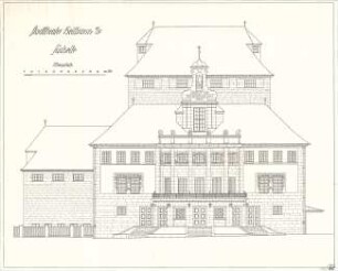 Fischer, Theodor; Heilbronn; Stadt-Theater - Südseite (Ansicht)