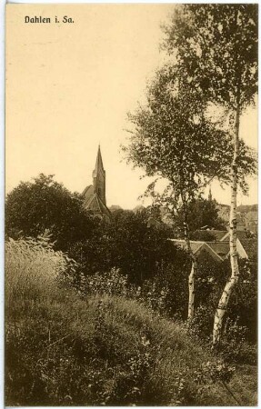 Blick zur Stadtkirche Unserer Lieben Frauen und zum Rathausturm (von Ostsüdost)
