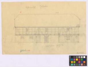 Jocketa ([Amtshauptmannschaft Plauen]):Lochbauernhof. Wohnhaus (Seiten-Ansicht)