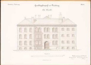 Gerichtsgefängnis, Duisburg: Südansicht