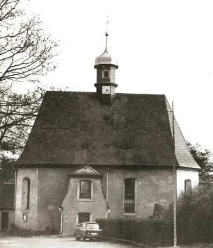 Deutschneudorf. Dorfkirche (1734/1736). Ansicht von Norden