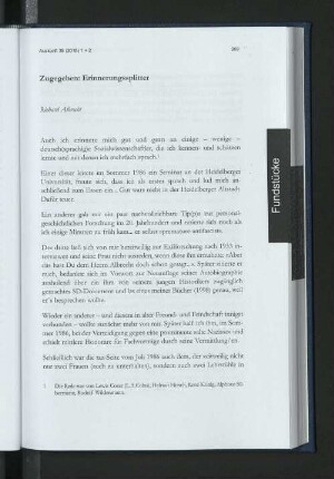 Fundstücke