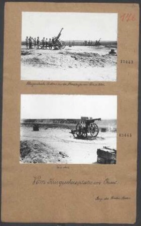 Fliegerabwehrbatterie an der Heerstraße von Bir es Saba