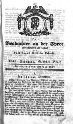 6. Stueck, 8. Februar 1847