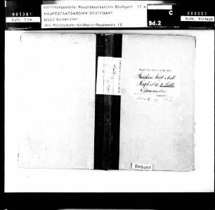 Stammrolle des Stabs der I. Abteilung des Reichswehr-Feldartillerieregiments Nr. 13