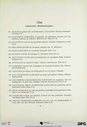Glas (Nr. 451-574)