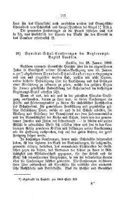 Synodal-Schul-Conferenzen im Regierungsbezirk Coeslin : [IV. Seminarien, Bildung der Lehrer und deren persönliche Verhältnisse]