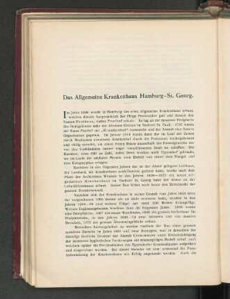 Staatliche Krankenanstalten.