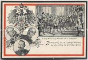 Postkarte zum 30jährigen Jubiläum der Reichsgründung