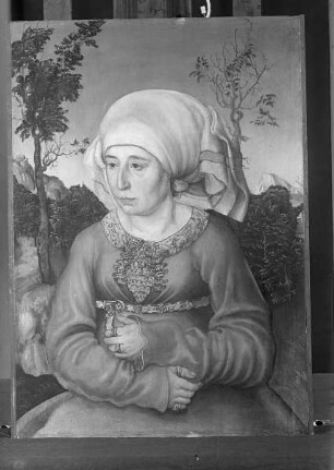 Bildnisse eines Rechtsgelehrten und seiner Frau — Bildnis der Frau eines Rechtsgelehrten