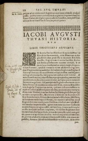 Liber Trigesimus Septimus.