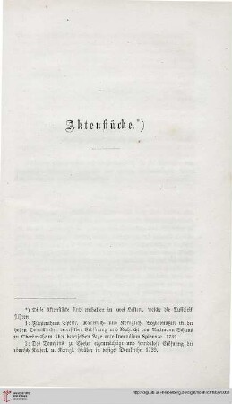 Aktenstücke