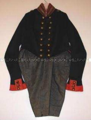 Uniformrock für Offizier, Normal-Bataillon, getragen von Friedrich Wilhelm III., Preußen