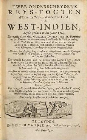 Naaukeurige versameling der gedenk-waardigste zee- en land-reysen na Oost- en West-Indiën : mitsgaders andere gewesten, ter eerster ontdekking en soo vervolgens van verscheyde volkeren ... gedaan, 11. Zedert Het Jaar 1524 Tot 1526