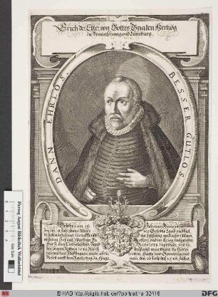 Bildnis Erich d. Ä., Herzog zu Braunschweig-Lüneburg-Calenberg
