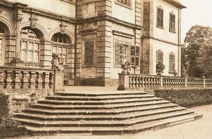 Veitshöchheim. Schloß. Terrasse (Parkseite)