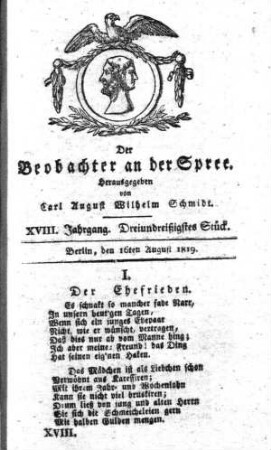33. Stueck, 16. August 1819