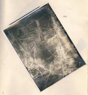 Foto des Geländes südlich von Souchez an der Straße nach Arras (Luftbild)