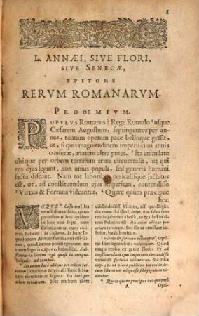 L. Annaei Flori Historiae romanae libri IV