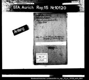 Die Niederlassung des Dr. med. H. Harms in Neuharlingersiel