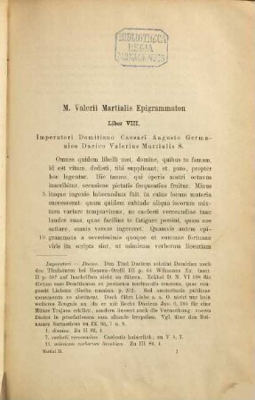 M. Valerii Martialis Epigrammaton libri, II