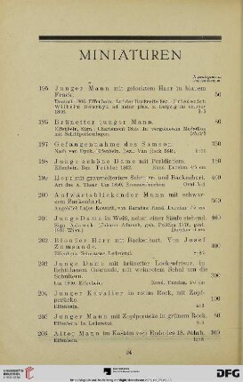 Miniaturen (Nr. 195-210)