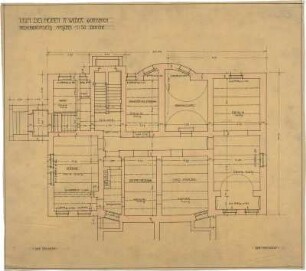 Billing, Hermann; Gernsbach, Scheffelstr. 1; Villa Weber - Grundriss Keller